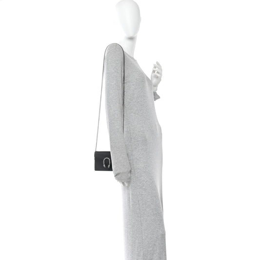 Calfskin Super Mini Dionysus Shoulder Bag Black