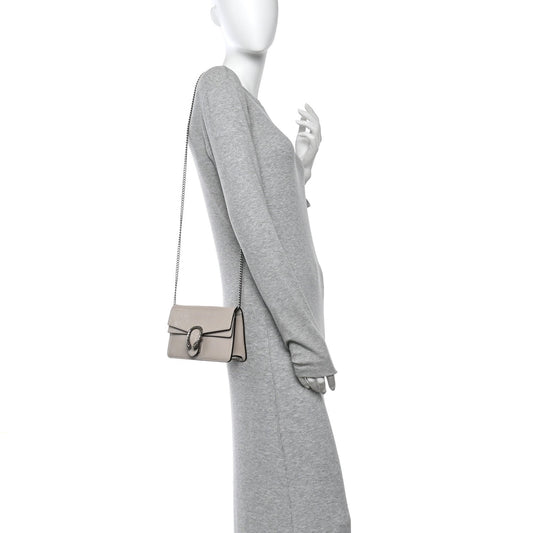 Crinkled Patent Mini Dionysus Shoulder Bag Sphinx