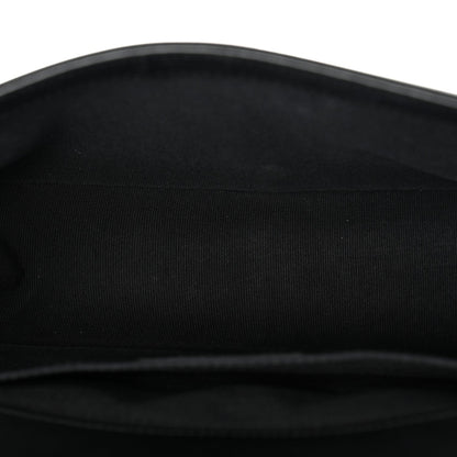 Calfskin Pleated Medium Boy In Rome Flap Black White
