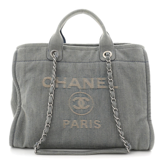 Denim Medium Deauville Tote Light Blue