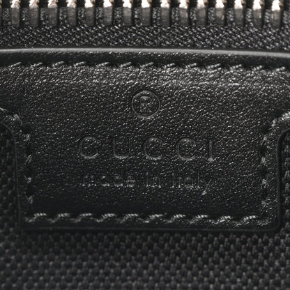 Soft GG Supreme Monogram Web Belt Bag Black Grey