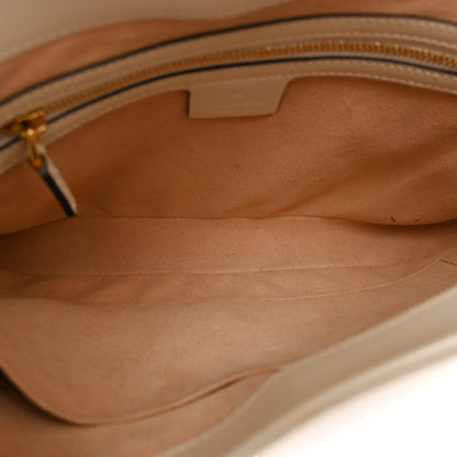 Boarded Dyana Lux Calfskin Small Jackie 1961 Hobo Mystic White