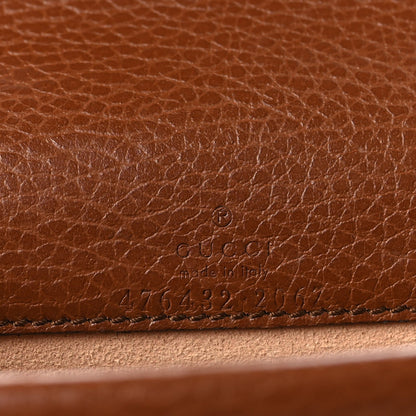 New Denim GG Monogram Dollar Calfskin Enamel Super Mini Dionysus Shoulder Bag Blue Tea Cuir Epilog Electric Blue