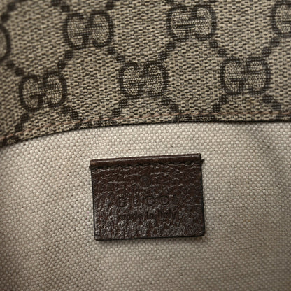 GG Supreme Monogram Neo Vintage Web Belt Bag Brown