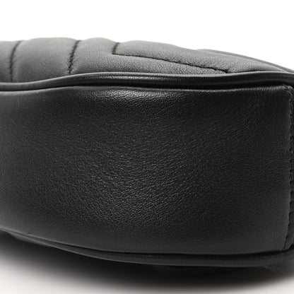 Calfskin Matelasse GG Marmont Belt Bag 95 38 Black