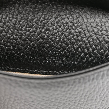 Dollar Calfskin Crystal Mini Dionysus Top Handle Bag Black Crystal