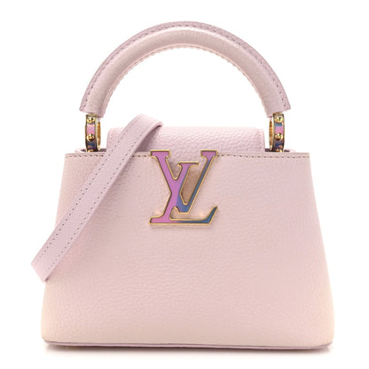 Taurillon LV Ski Capucines Mini Pearly Lilac
