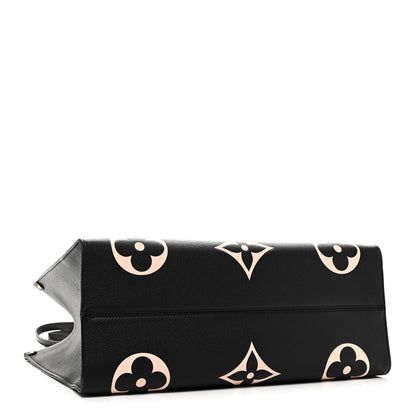 Empreinte Monogram Giant Onthego GM Black Beige