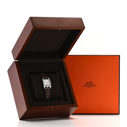 Stainless Steel Alligator Diamond Bezel Mother of Pearl 23mm Cape Cod Quartz Watch Gris Elephant