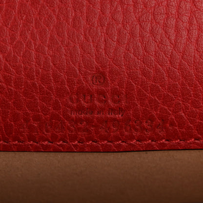 Calfskin Super Mini Dionysus Shoulder Bag Hibiscus Red