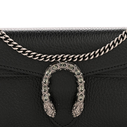 Calfskin Super Mini Dionysus Shoulder Bag Black