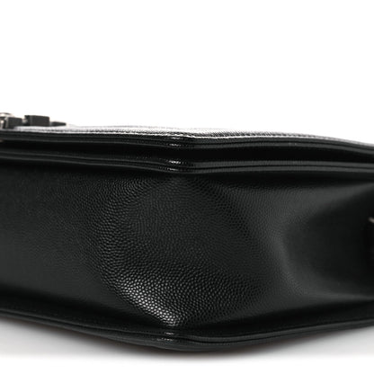 Caviar Quilted New Medium Boy Flap Black