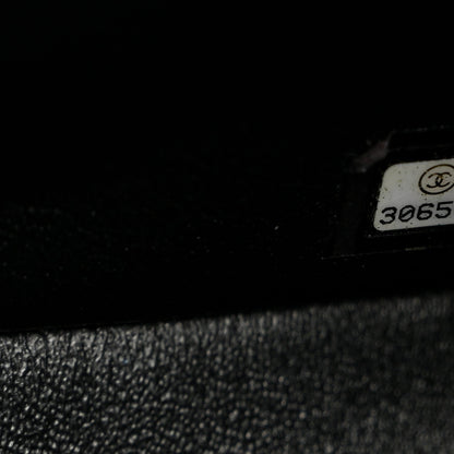 Lambskin Quilted Mini Square Flap Black