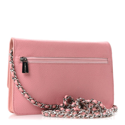 Caviar Timeless CC Wallet on Chain WOC Pink