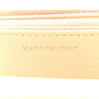 Caviar Quilted Wallet on Chain WOC Beige