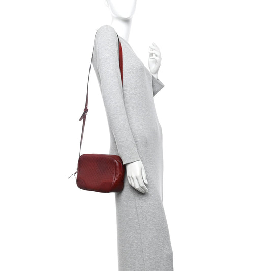 Microguccissima Mini Bree Messenger Bag Red