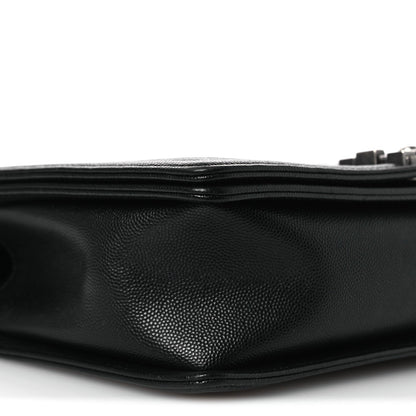 Caviar Quilted New Medium Boy Flap Black