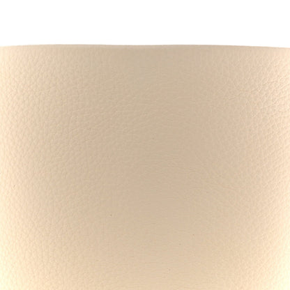 Grained Calfskin Small N/S Hook Tote Ivory