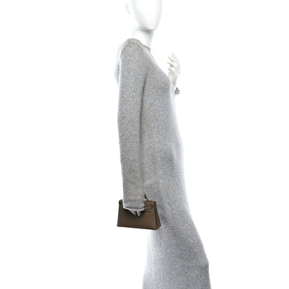 Epsom Mini Kelly Sellier 20 Etoupe