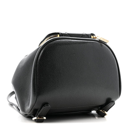 Caviar Quilted Mini Business Affinity Backpack Black