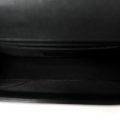 Grained Calfskin Quilted New Medium Boy Flap Black