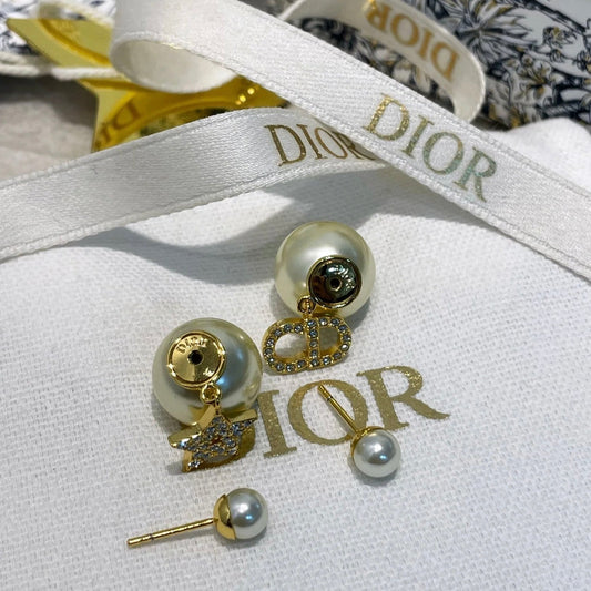 Dior Star Pearl Earrings
