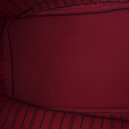 Monogram Bay Neverfull MM Rose Ballerine Poppy