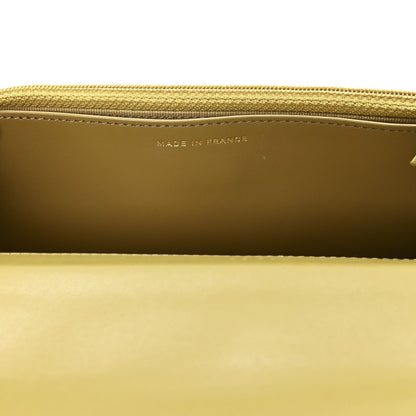 Lambskin Quilted Chanel 19 Wallet On Chain WOC Green