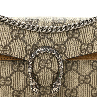 GG Supreme Monogram Super Mini Dionysus Shoulder Bag Taupe