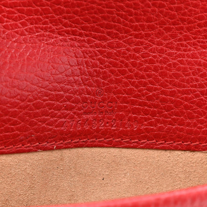 Calfskin Super Mini Dionysus Shoulder Bag Hibiscus Red