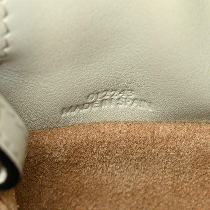 Calfskin Mini Flamenco Knot Clutch Light Celadon