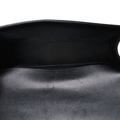 Caviar Quilted Medium Boy Flap Black