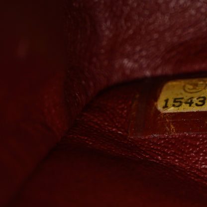 Lambskin Quilted Medium Double Flap Red