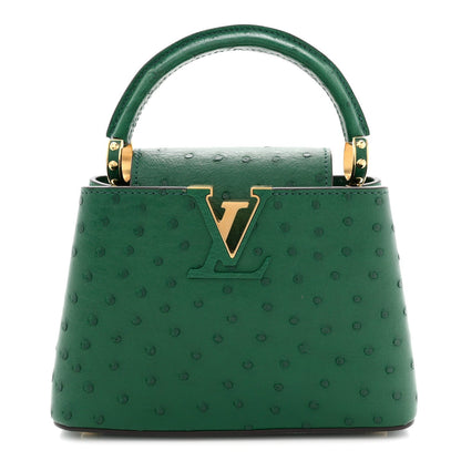 Ostrich Capucines Mini Mint