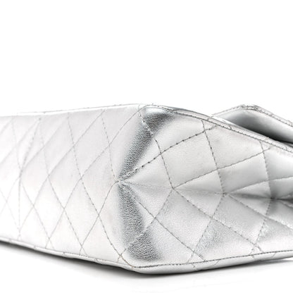 Metallic Lambskin Quilted 2.55 Reissue 226 Flap Silver