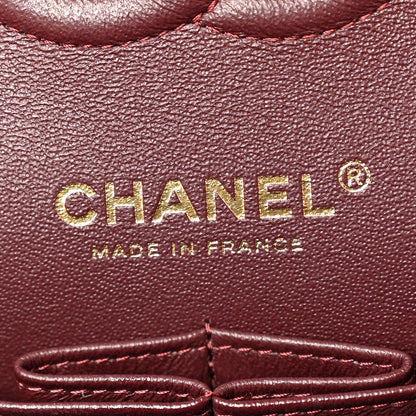 Caviar Quilted Small Double Flap Black