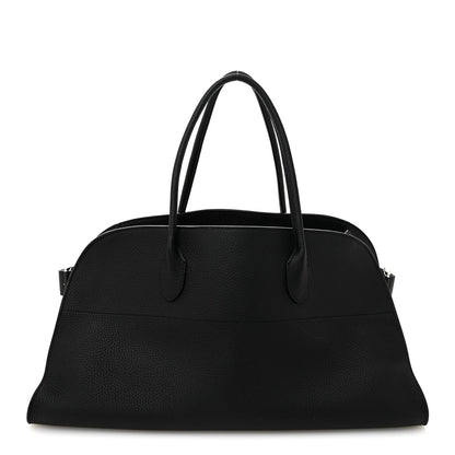 Matte Grained Calfskin EW Margaux Black