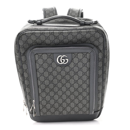 GG Supreme Monogram Ophidia Backpack  Grey