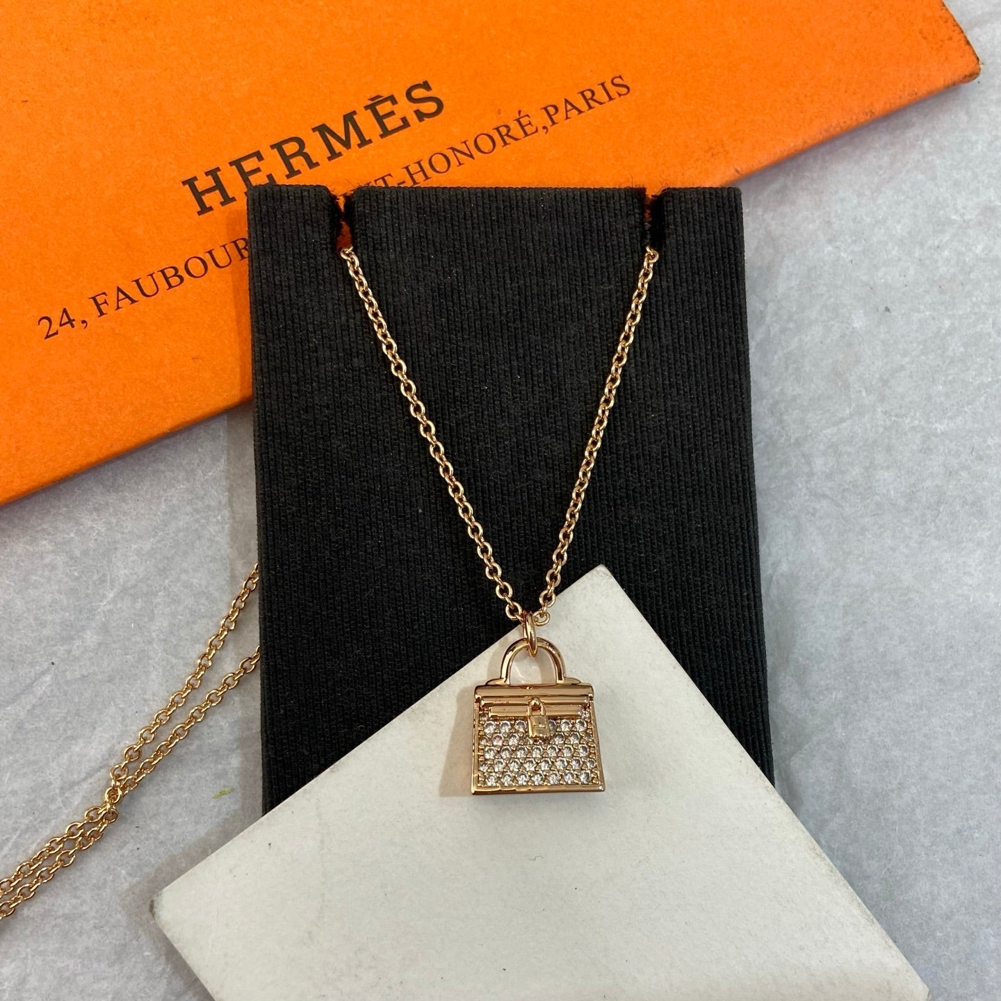Hermes Kelly Bag Necklace