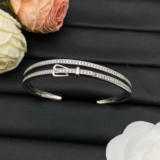 Hermes Diamond Bangle