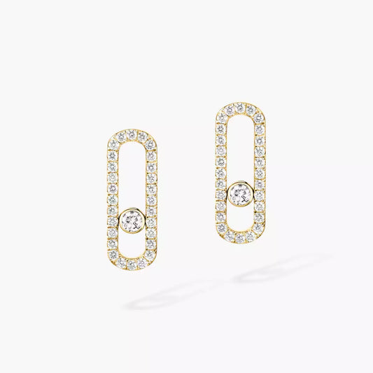 Messika Move Uno Diamond Pavé Earrings Diamond Earrings