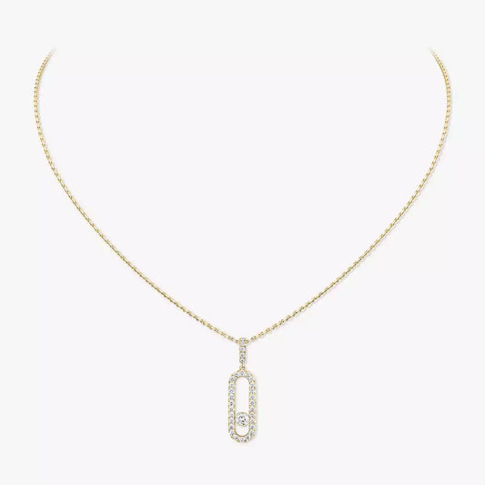 Messika Move Uno Pavé LM Diamond Necklace