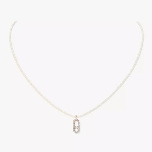 Messika CARE(S) Cord Pavé Necklace Diamond Necklace